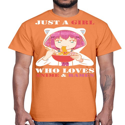 just a girl who loves anime and ramen258#- anime- Cotton Tee