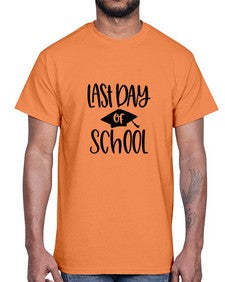 last day of school 451#- general school- Cotton Tee