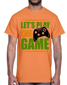 lets play the game 136#- video games- Cotton Tee