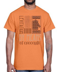 levitation by means of chocolate 307#- chocolate- Cotton Tee