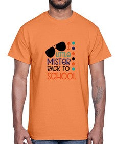 little mister back to school 490#- general school- Cotton Tee