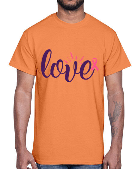 love Style 7#- breast cancer- Cotton Tee