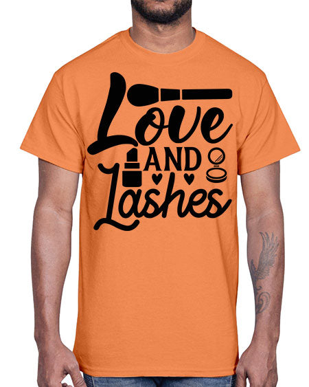 love and lashes 13#-makeup Cotton Tee