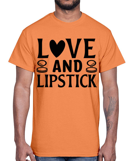 love and lipstick 14#-makeup Cotton Tee