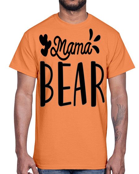 mama bear 171#- bears - animals- Cotton Tee