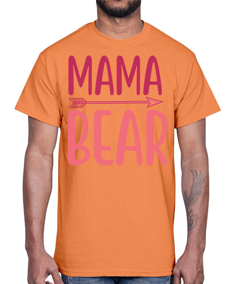 mama bear 181#- bears - animals- Cotton Tee