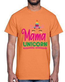 mama unicorn 291#- unicorn- Cotton Tee