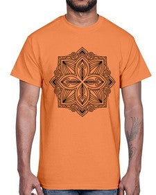 mandala 767#- mandala- Cotton Tee