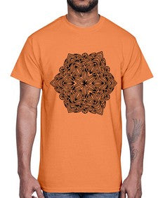 mandala 774#- mandala- Cotton Tee