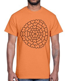 mandala 801#- mandala- Cotton Tee