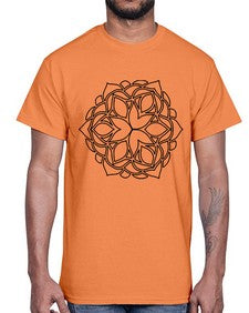 mandala 813#- mandala- Cotton Tee