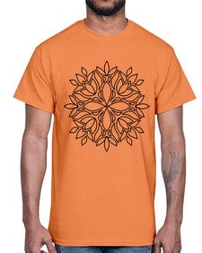 mandala 826#- mandala- Cotton Tee