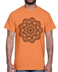 mandala 835#- mandala- Cotton Tee