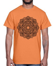 mandala 839#- mandala- Cotton Tee