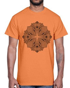 mandala 842#- mandala- Cotton Tee