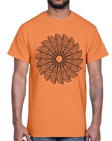 mandala 864#- mandala- Cotton Tee