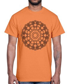 mandala 866#- mandala- Cotton Tee