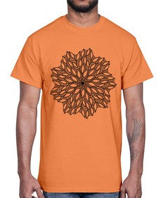 mandala 878#- mandala- Cotton Tee