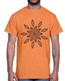 mandala 884#- mandala- Cotton Tee