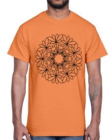 mandala 889#- mandala- Cotton Tee