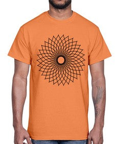 mandala 892#- mandala- Cotton Tee