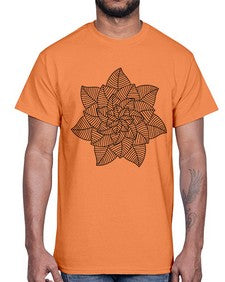 mandala 904#- mandala- Cotton Tee