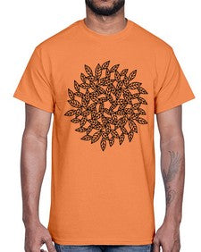 mandala 906#- mandala- Cotton Tee