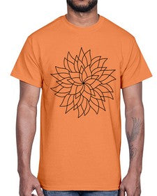 mandala 908#- mandala- Cotton Tee