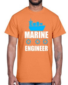 marine engineer 1086#- engineer- Cotton Tee