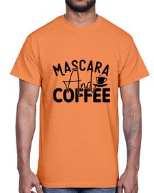 mascare and coffee 1373#- tea- Cotton Tee