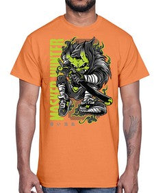 masked hunter 924#- art pop art- Cotton Tee