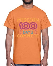 mission one hundred days complete 532#- one hundred days- Cotton Tee