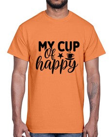 my cup of happy 1420#- tea- Cotton Tee