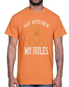 my kitchen my rules 353#- cooking- Cotton Tee
