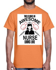nurse tshirt 1218#- nurse- Cotton Tee