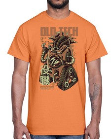 old tech 966#- art pop art- Cotton Tee