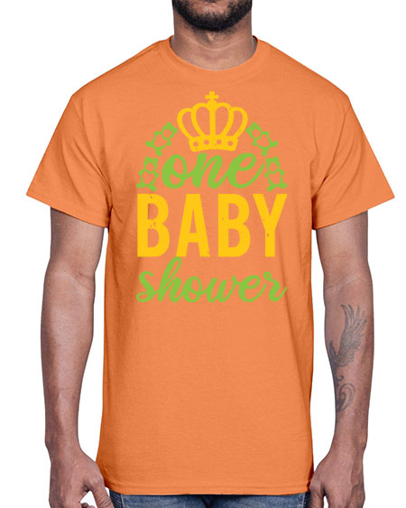 one baby shower Style 172#- baby shower- Cotton Tee