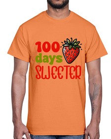 one hundred days sweeter 585#- one hundred days- Cotton Tee