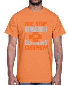 one stop commercial cleaning company Style 332#- cleaner- Cotton Tee