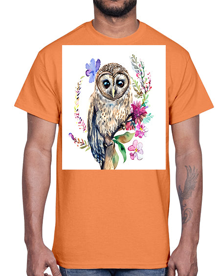 owl 12#- owl- Cotton Tee
