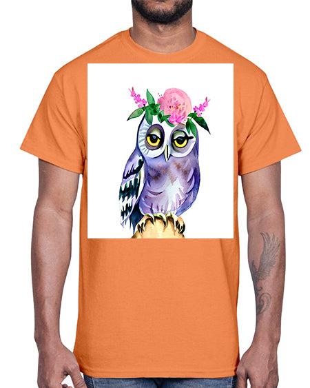owl 15#- owl- Cotton Tee