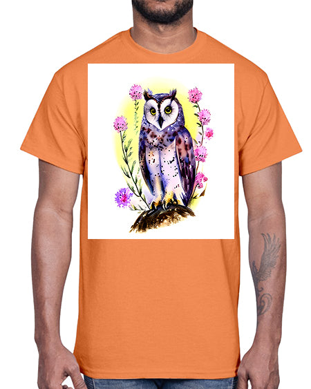 owl 18#- owl- Cotton Tee