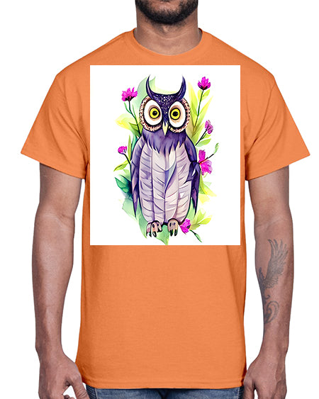 owl 23#- owl- Cotton Tee