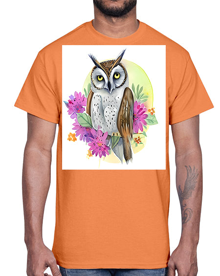 owl 24#- owl- Cotton Tee