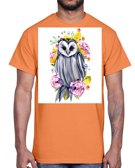 owl 27#- owl- Cotton Tee