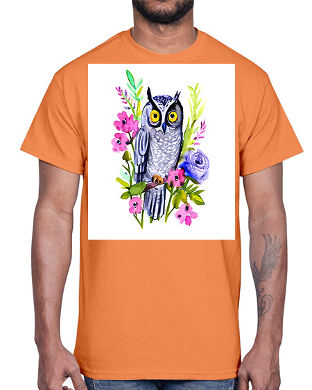 owl 29#- owl- Cotton Tee