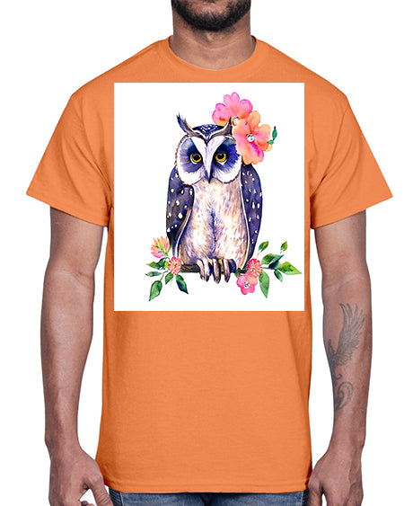 owl 2#- owl- Cotton Tee