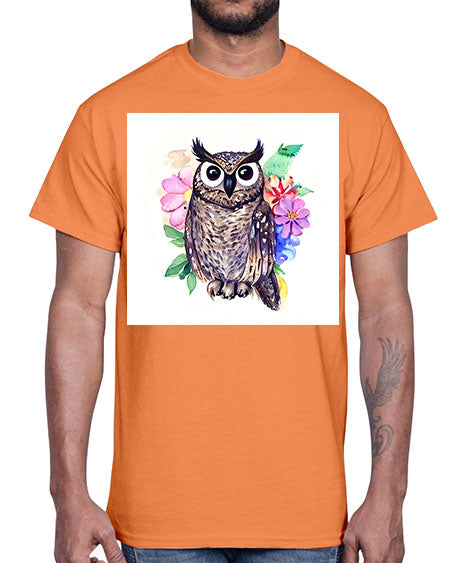 owl 3#- owl- Cotton Tee