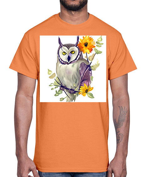 owl 4#- owl- Cotton Tee