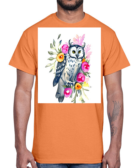 owl 8#- owl- Cotton Tee